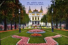 CPA Monte Carlo Le Casino Et Les Jardins