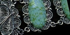 CPM Bracelet En Argent Et Turquoises Senegal Air Afrique