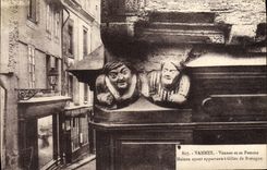 VINTAGE POSTCARD Valves Valves And the Woman House Having belonged has Gilles Brittany