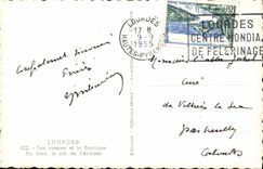 MODERN CARD Heavy Slopes And the Basilica the peak of Ardiden