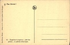 VINTAGE POSTCARD Torments You Rogamus Jube Hoc Perferri in Sublime Altare Tuum