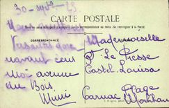 Paladar de Versalles de la POSTAL de la VENDIMIA del ataque frontal grande de Trianon en el hotel luxe del De de los jardines