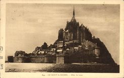 CPA Le Mont St Michel Effet De Lune