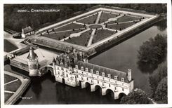 POSTAL MODERNA castillo de Chenonceaux