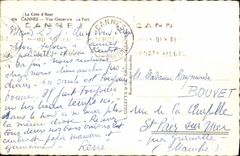 CPM La Cote d'Azur Cannes Vue Generale Le Port Bateaux 