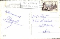 CPM La Cote d'Azur Cannes Le Port Et Le Suque Vus Du Casino Munidipal