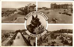 MODERN CARD Best off Luck From Redcar Dog