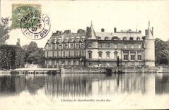 CPA Chateau De Rambouillet Vu Des Iles