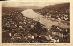 CPA Vienne Panorama Pris De La Batie Les Quatre Ponts