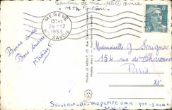 CPM Bonne Annee Traineau Cheval