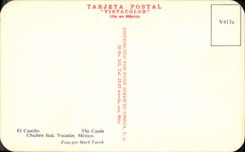 MODERN CARD El Castillon The Castle Chichen Itza Yucatan Mexico City