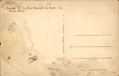 POSTAL Toulouse de la VENDIMIA el parque municipal de los deportes la piscina del invierno