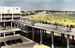 POSTAL MODERNA Royan el pórtico la playa