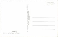 POSTAL MODERNA Royan el pórtico la playa