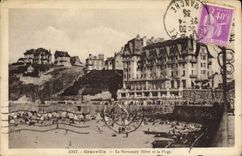 CPA Granville Le Normandy Hotel Et La Plage