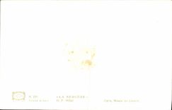 VINTAGE POSTCARD the Shepherdess Millet Sheep