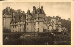 CPA Usse Le Chateau Vue D'ensemble