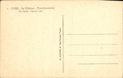 CPA Usse Le Chateau Vue D'ensemble