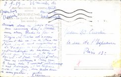 POSTAL MODERNA Bourges el jardín de las arcadas cercanas de Fichaux