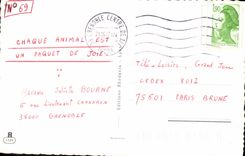 CPM Bonne Fete Enfant Chien