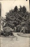 VINTAGE POSTCARD Heavy Pension of Ladies Road of Pontacq the virgin in the park