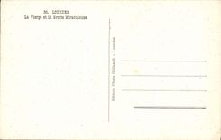 VINTAGE POSTCARD Heavy the Virgin and the Miraculous cave