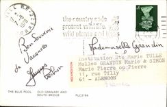 MODERN CARD Wareham The blue pool Old granary and South bridge