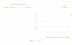 MODERN CARD Lisieux rules of Sainte Therese and the Basilica