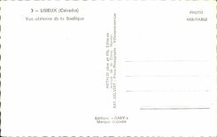 MODERN CARD Lisieux Seen Air of the Basilica