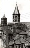 POSTAL MODERNA iglesia de Clarmont Ferrand Notre Dame del puerto