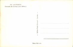 MODERN CARD Cauterets Cascades of Cerisey