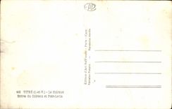 POSTAL MODERNA cristal Chatelet entrado del castillo y del puente de Levis