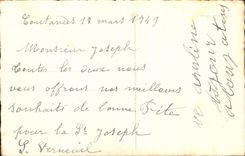 CPA Bonne Fete Fleurs