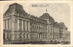 CPA Bruxelles Palais du Roi
