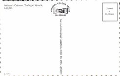 CPM Nelson's column Trafalgar Square London