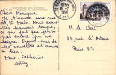 CPA Saint Malo Tombeau de Chateaubriand