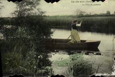 CPA La Vie aux Champs La Fille du Passeur Folklore