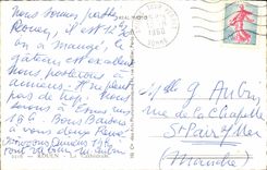 MODERN CARD Rouen the Cathedral