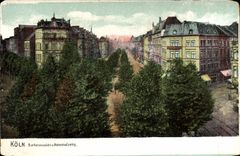 POSTAL Koln Barbaressaplatz de la VENDIMIA