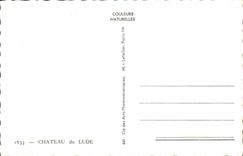 MODERN CARD Castle of Lude