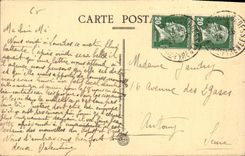 VINTAGE POSTCARD Heavy Sight On Sanotuaires