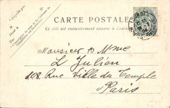 VINTAGE POSTCARD Heavy Bailique and the Breton martyrdom