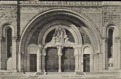 CPA Lourdes Facade du Rosaire