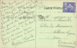 VINTAGE POSTCARD Heavy Interior of the Church