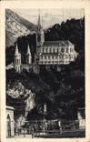 CPA Lourdes La Grotte et le Basilique