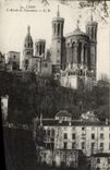 VINTAGE POSTCARD Lyon the Apse of Fourvieres