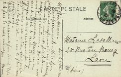 VINTAGE POSTCARD Lyon the Apse of Fourvieres