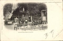 CPA Lourdes Hotel De La Chapelle Grotte de Notre Dame de lourdes