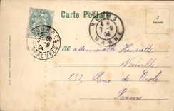 VINTAGE POSTCARD Heavy the Cave and the Basilica of Notre Dame