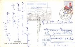 CPA Lourdes La Basilique et la Grotte